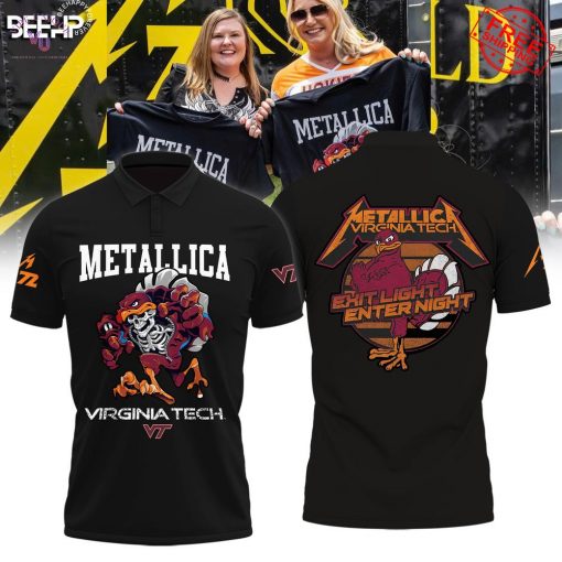 Metallica Virginia Tech Exit Light Enter Night Special Shirt Collection