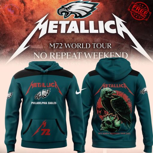 Metallica x Philadelphia Eagles M72 World Tour 2025 Limited Merch Collection