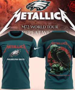 Metallica x Philadelphia Eagles M72 World Tour 2025 Limited Merch Collection