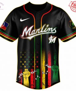 Miami Marlins x Juneteenth Freedom Day 2025 Special Jersey