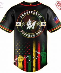 Miami Marlins x Juneteenth Freedom Day 2025 Special Jersey 3