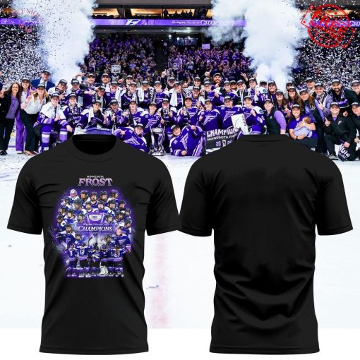 Minnesota Frost Walter Cup Champions 2025 Limited T-Shirt