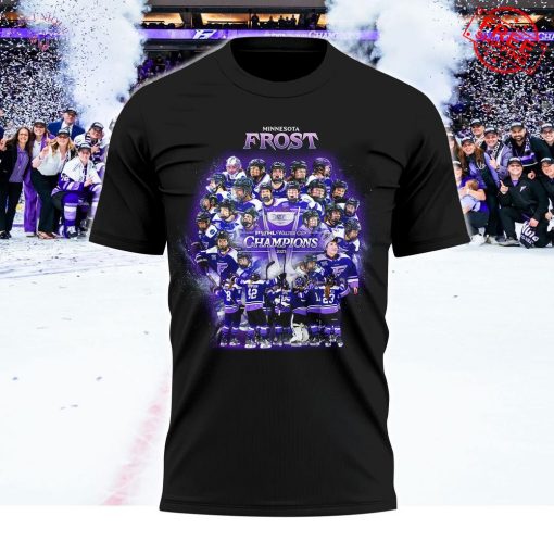 Minnesota Frost Walter Cup Champions 2025 Limited T-Shirt