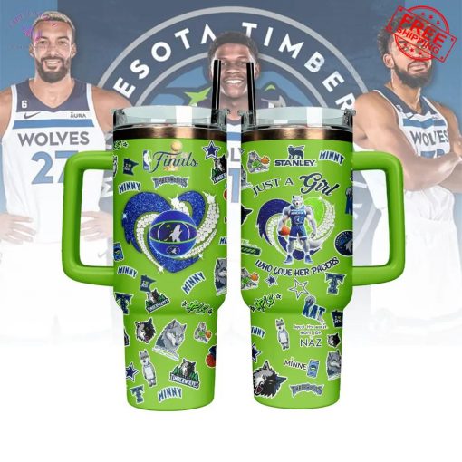 Minnesota Timberwolves Who Love Her Pacers Limited 40oz Stanley Tumbler