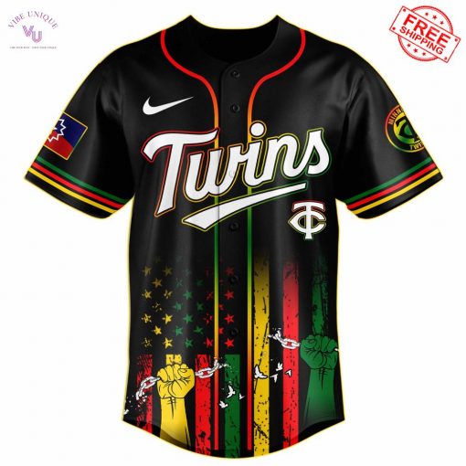 Minnesota Twins x Juneteenth Freedom Day 2025 Special Jersey