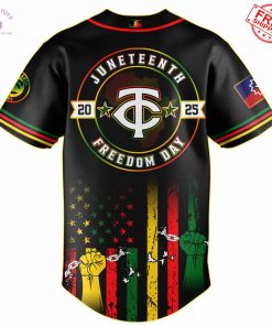 Minnesota Twins x Juneteenth Freedom Day 2025 Special Jersey 3
