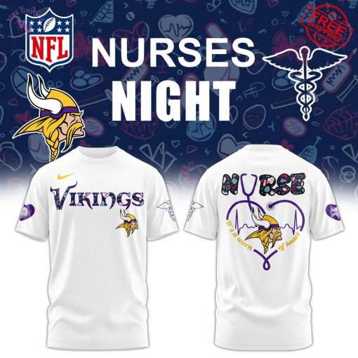 Minnesota Vikings x Nurses Night 2025 Limited Shirt