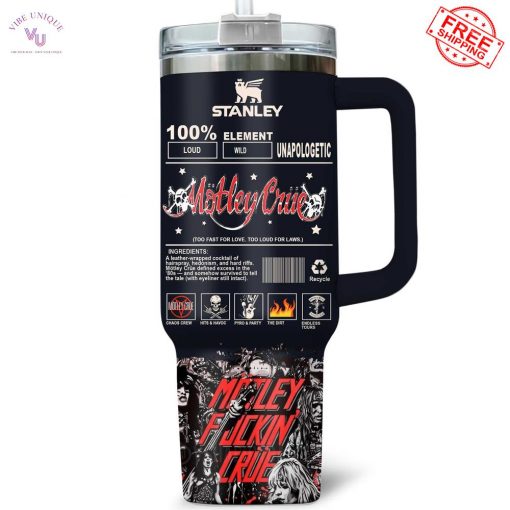 Motley Crue Motley Fuckin Crue Limited Stanley Tumbler