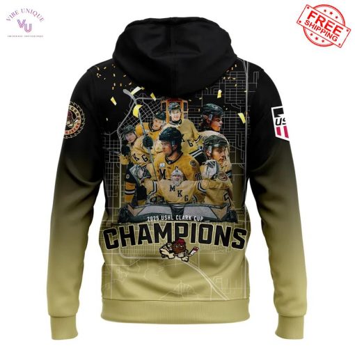 Muskegon Lumberjacks 2025 USHL Clark Cup Champions Limited Hoodie
