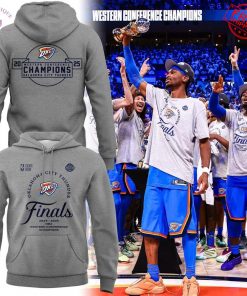 NBA Oklahoma City Thunder Western Conference Finals Champions 2025 Limited Merch Collection