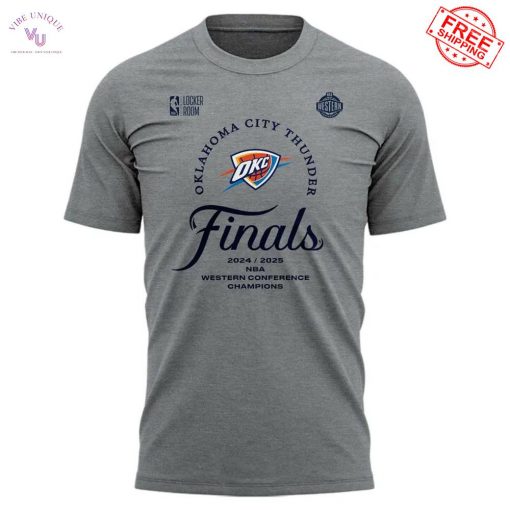 NBA Oklahoma City Thunder Western Conference Finals Champions 2025 Limited Merch Collection