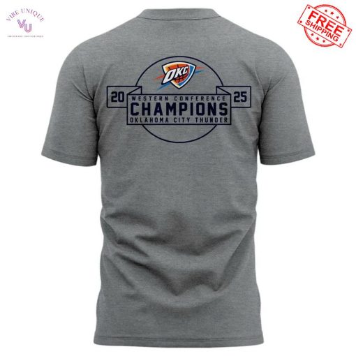 NBA Oklahoma City Thunder Western Conference Finals Champions 2025 Limited Merch Collection