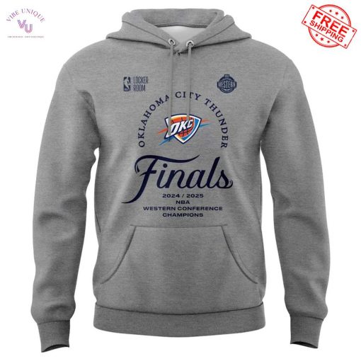 NBA Oklahoma City Thunder Western Conference Finals Champions 2025 Limited Merch Collection