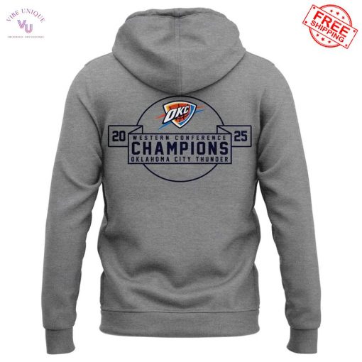 NBA Oklahoma City Thunder Western Conference Finals Champions 2025 Limited Merch Collection