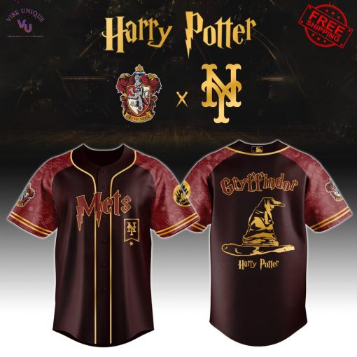 NY Mets x Houses of Hogwarts Limited Baseball Jersey