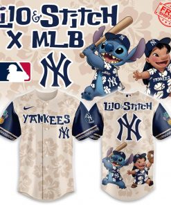 NY Yankees Lilo & Stitch 2025 Limited Baseball Jersey