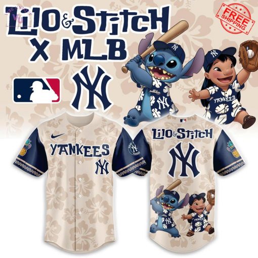 NY Yankees Lilo & Stitch 2025 Limited Baseball Jersey