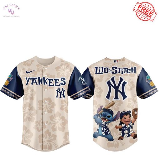 NY Yankees Lilo & Stitch 2025 Limited Baseball Jersey