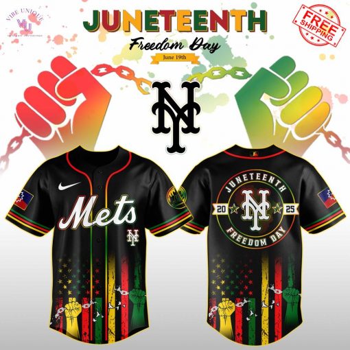 New York Mets x Juneteenth Freedom Day 2025 Special Jersey