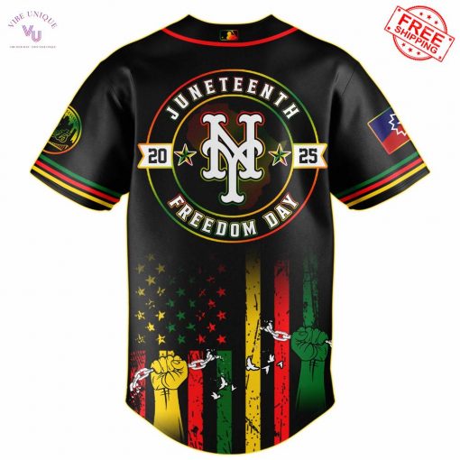 New York Mets x Juneteenth Freedom Day 2025 Special Jersey