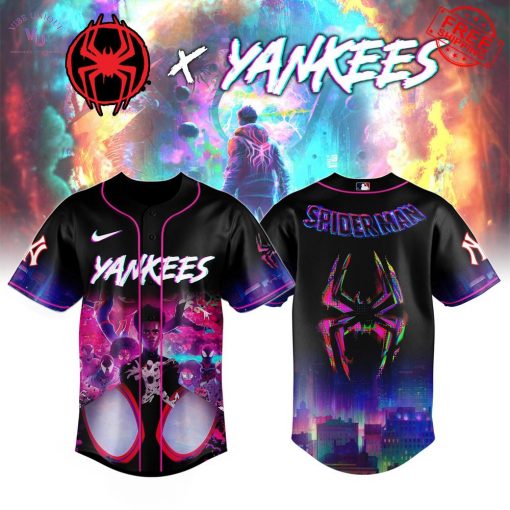New York Yankees x Spider-Man Across The Spider Verse Special Jersey