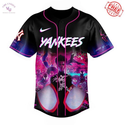 New York Yankees x Spider-Man Across The Spider Verse Special Jersey