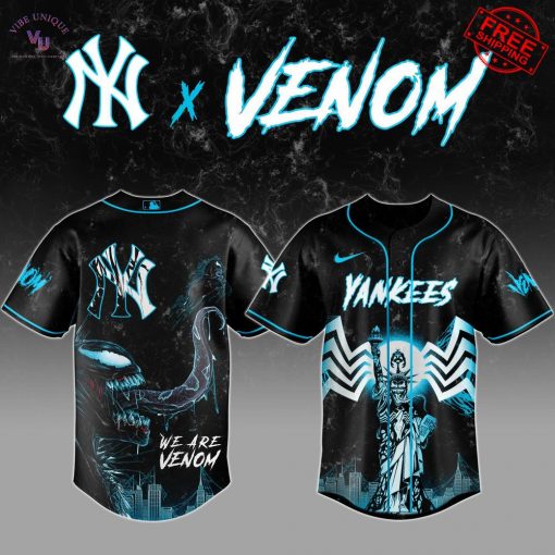 New York Yankees x Venom 2025 Special Jersey