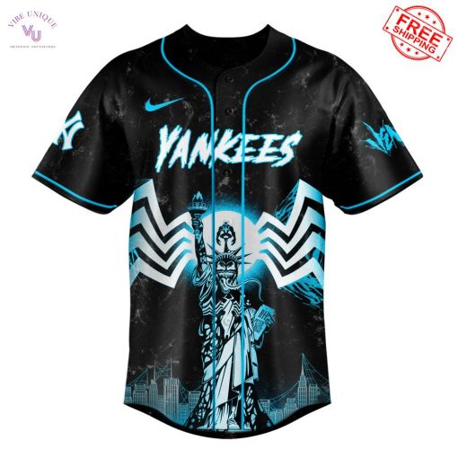 New York Yankees x Venom 2025 Special Jersey