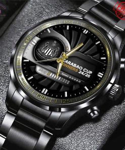 Newcastle United Carabao Cup Champions 2024/25 Limited Steel Watch