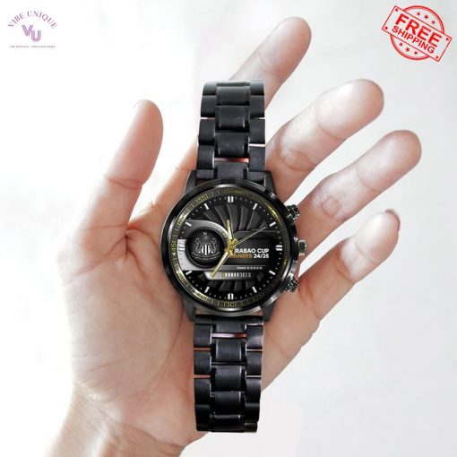Newcastle United Carabao Cup Champions 2024/25 Limited Steel Watch