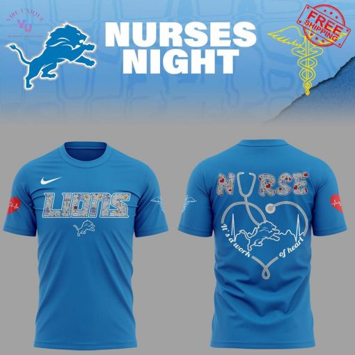 Nurses Night 2025 x Detroit Lions Limited T-Shirt