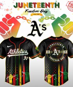 Oakland Athletics x Juneteenth Freedom Day 2025 Special Jersey