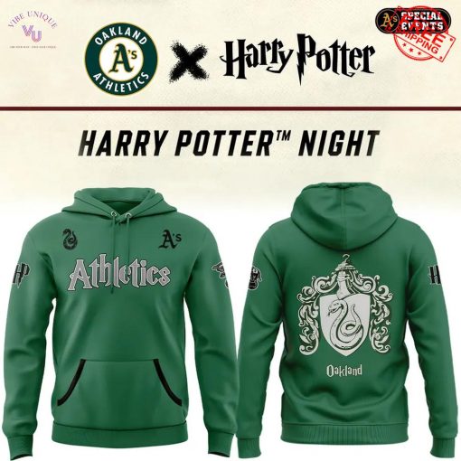 Oakland Athletics x Slytherin House Harry Potter Special Hoodie