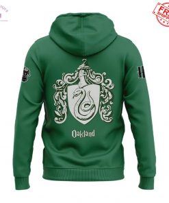 Oakland Athletics x Slytherin House Harry Potter Special Hoodie 3