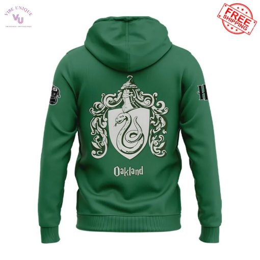 Oakland Athletics x Slytherin House Harry Potter Special Hoodie