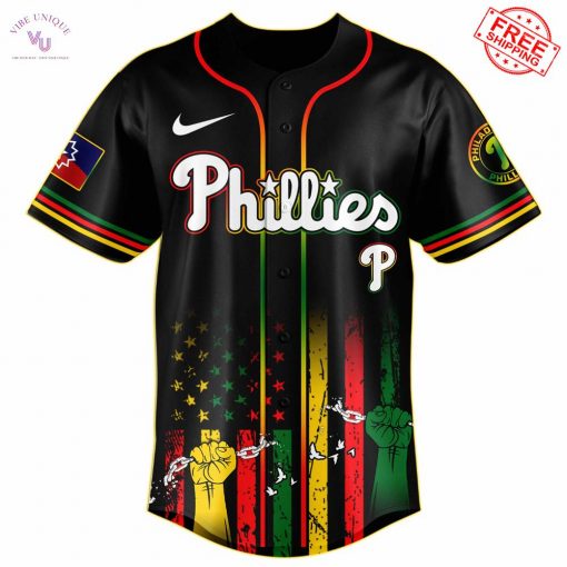 Philadelphia Phillies x Juneteenth Freedom Day 2025 Special Jersey