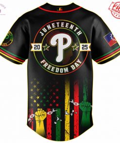 Philadelphia Phillies x Juneteenth Freedom Day 2025 Special Jersey 3