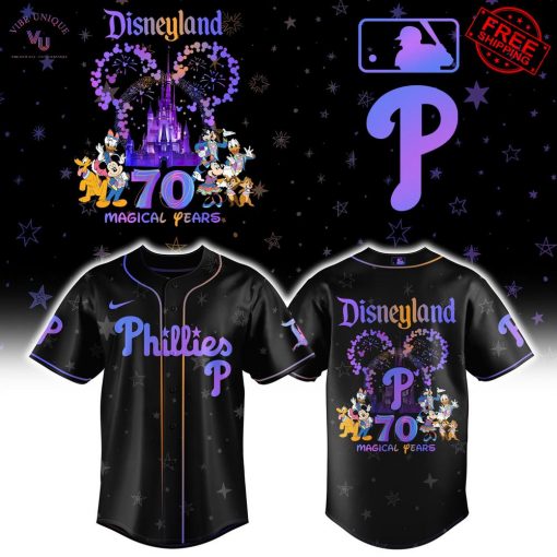 Phillies Disneyland 70th Anniversary Limited Baseball Jersey