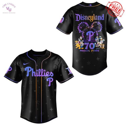 Phillies Disneyland 70th Anniversary Limited Baseball Jersey