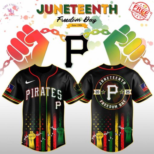 Pittsburgh Pirates x Juneteenth Freedom Day 2025 Special Jersey