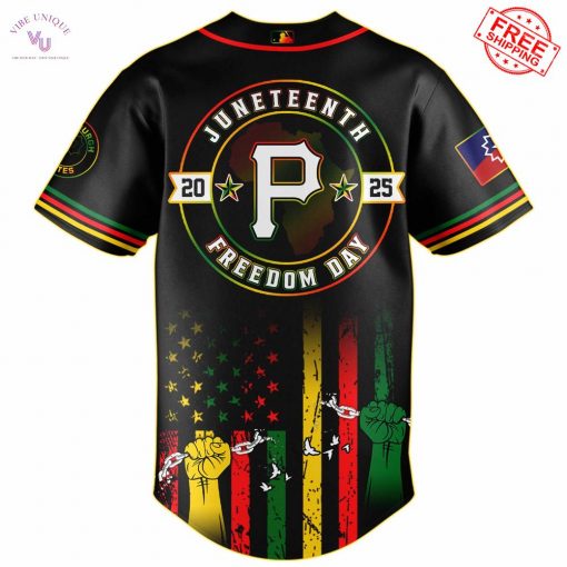 Pittsburgh Pirates x Juneteenth Freedom Day 2025 Special Jersey