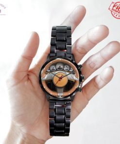 Porsche Wood Carbin Custom Name Limited Stainless Steel Watch 3 2