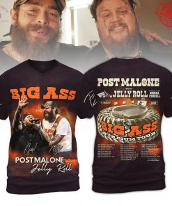 Post Malone Jelly Roll Big Ass Stadium Tour 2025 Special Merch Collection