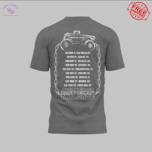 Post Malone Travelin’ Tailgate Tour 2025 Special Shirt