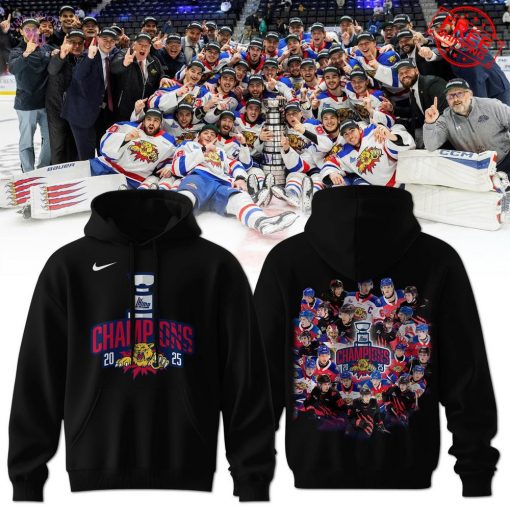 QMJHL Moncton Wildcats Champions 2025 Limited Merch Collection