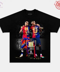 Raphinha x Lamine Yamal x FC Barcelona Copa del Rey Champions Limited T-Shirt