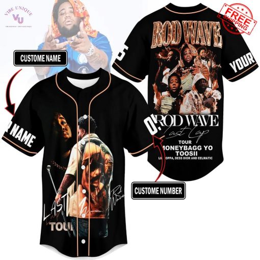 Rod Wave Tour Moneybagg Yo Toosii 2025 Custom Name Limited Jersey