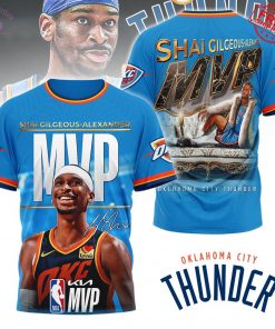 SGA Oklahoma City Thunder MVP 2024-25 Limited Merch Collection