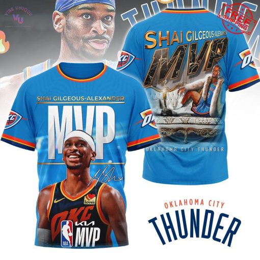 SGA Oklahoma City Thunder MVP 2024-25 Limited Merch Collection
