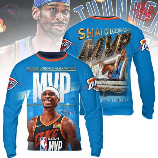 SGA Oklahoma City Thunder MVP 2024-25 Limited Merch Collection